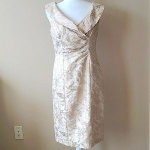 Evan- Picone Cocktail Sleeveless Dress